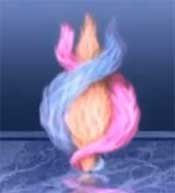 The threefold flame, the spark of Divinity, in the heart